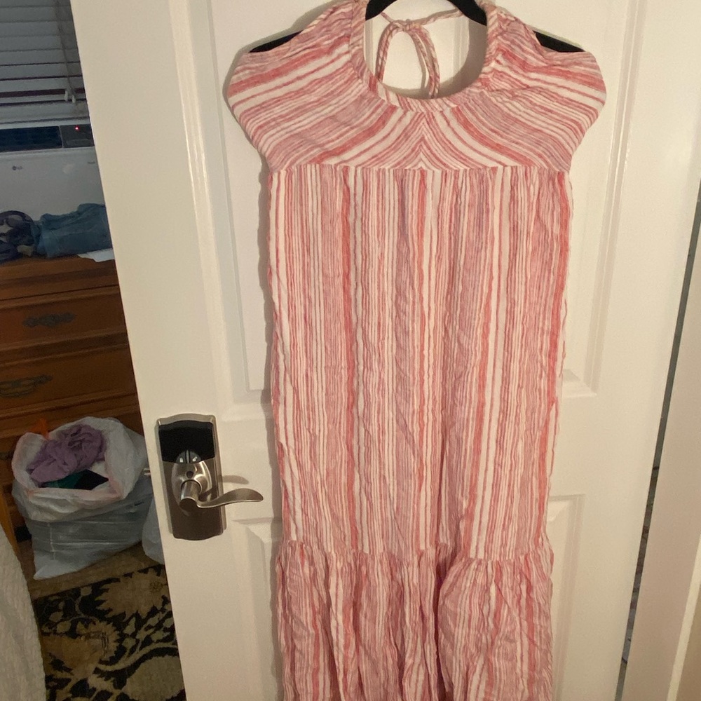 Free people halter maxi dress
